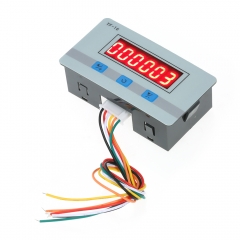 YF-16 Mini LCD Digital Counter Module DC/AC5V~24V Electronic Totalizer with NPN and PNP Signal Interface 1~999999 Times Counting Range
