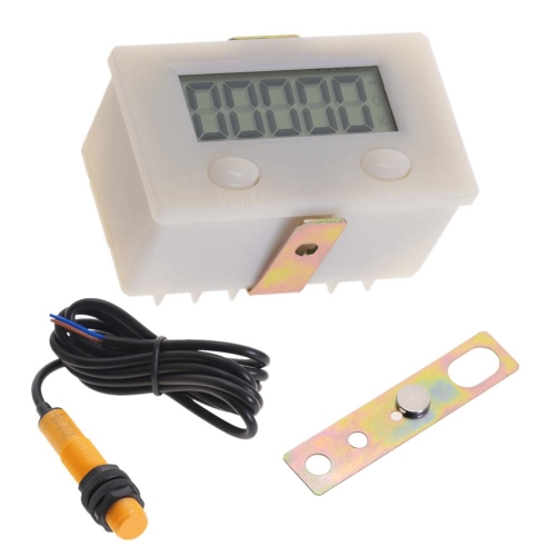 P11-5A 0-99999 LCD Digital Display Electronic Counter Punch Magnetic Induction Proximity Switch Reciprocating Rotary Counter