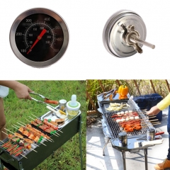 KT-44 Stainless Steel BBQ Barbecue Grill Oven Bimetal Thermometer