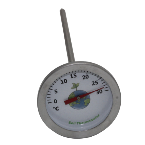 SP-S07 15cm long probe Stainless Steel Garden Soil Thermometer with 50cm long probeFor Home Ground Portable Backyard Compost Thermometer