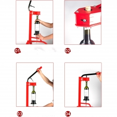 Home Brewing Manual Wine Bottle Stopper Cork Sealing Machine Wine Bottle Cork Stopper