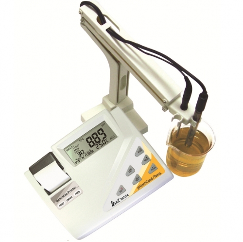 AZ 86554 Benchtop Water Quality Meter with Printer - pH/ORP/Electrical Conductivity EC