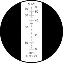 RHW-80V ATC Alcohol 0-80% v/v optical refractometer