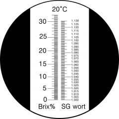 1.000-1.130 WortSG 0-32% Brix optical ATC beer refractometer RHB-32SG-2