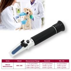 RHC-300 ATC Clinical 2-14gms/100ml urine 1.000-1.060 s.g. Dog/Cat optical refractometer