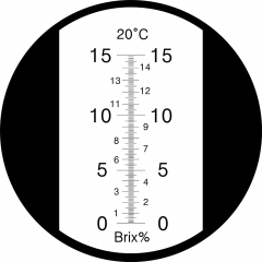 RHB-15 ATC Brix 0-15% optical refractometer
