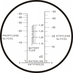 RHA-402 ATC E-50~0℃ P-50~0℃ B1.15-1.30sg Optical antifreeze battery Refractometer