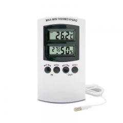 TH-013 Electronic Room Digital lcd monitors Indoor Outdoor Thermometer Hygrometer Max Min Thermo-hygrometer