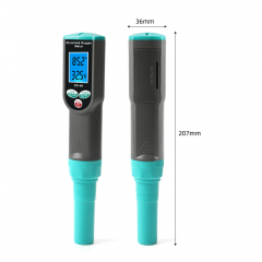 DO-66 Dissolved Oxygen Meter Analyzer Probe Sensor Oxygen Tester Two-Point Range 0-199.9% for Aquarium Fish tank Aquaculture