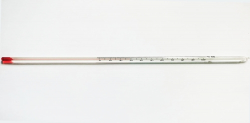 GT-03W 0-100C white color Glass Thermometer with Hook