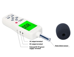 Mini Digital Sound Noise Level Meter / decibel meter Sound pressure level tester 30~130 dBA 35~130dBC db meter SmartSensor