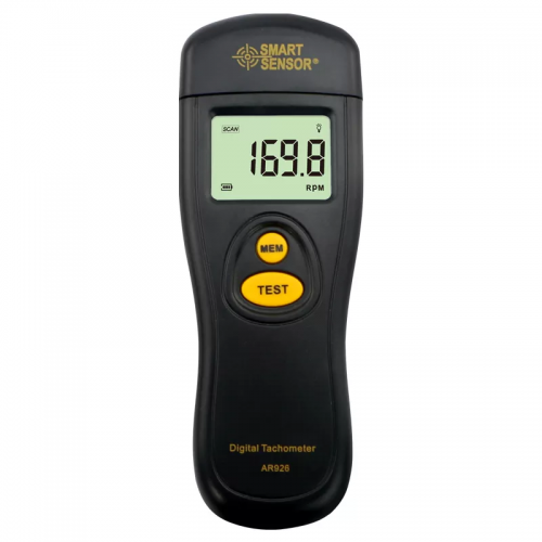 AR926 Smart Sensor Digital Laser Tachometer 2.5~99999RPM Infrared Photo Tachometer Non-Contact Rpm Meter
