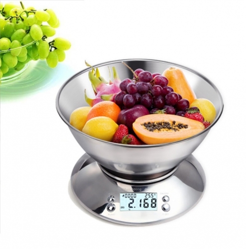 5KG/1g Stainless steel kitchen Electronic scale Baking scale