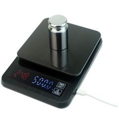 3kg/0.1g Coffee Scale With Timer And USB function Kitchen Scale cooking