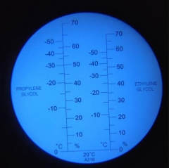 RHA-218 ATC Coolant Refractometer (-50~0℃ | 70%~0) Ethylene Propylene Glycol Refractometer