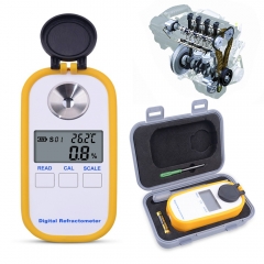 LHDR-603 Digital Refractometer Engine Coolant Tester Ethylene Glycol 0-100%， -50-0C, Propylene Glycol 0-100%, -60-0C antifreeze tester