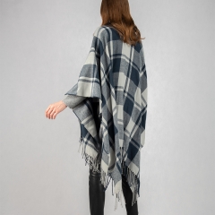 winter woven poncho