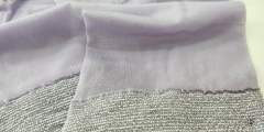 ladies' fancy lurex nylon sock