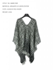 winter woven poncho