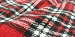 woven plaid scarf