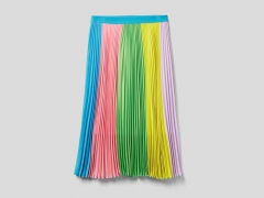 PLEATED MULTICOLOR SKIRT