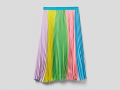 PLEATED MULTICOLOR SKIRT