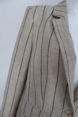 BLAZER WITH YARN DYED STRIPE