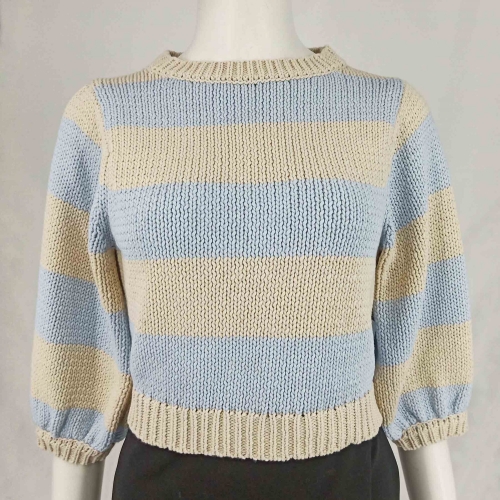 STRIPED KNIT SWEATER