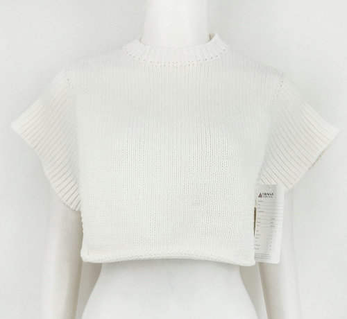 CROPPED KNIT TOP