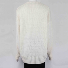 V NECK KNIT SWEATER