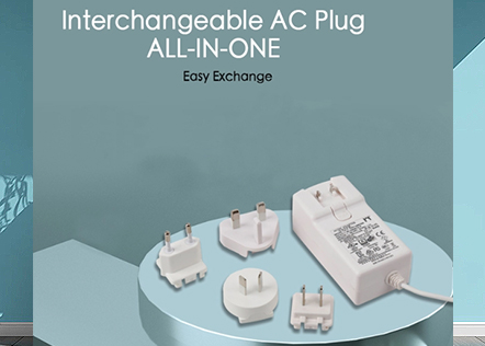 New Interchangeable Power Adapter- 12 volt 60W Wall Mount AC Adapter