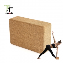 Cork yoga block