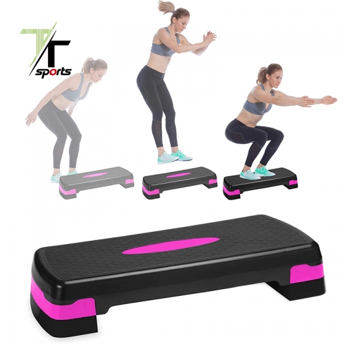 2 Levels Adjustable Height Aerobic Stepper