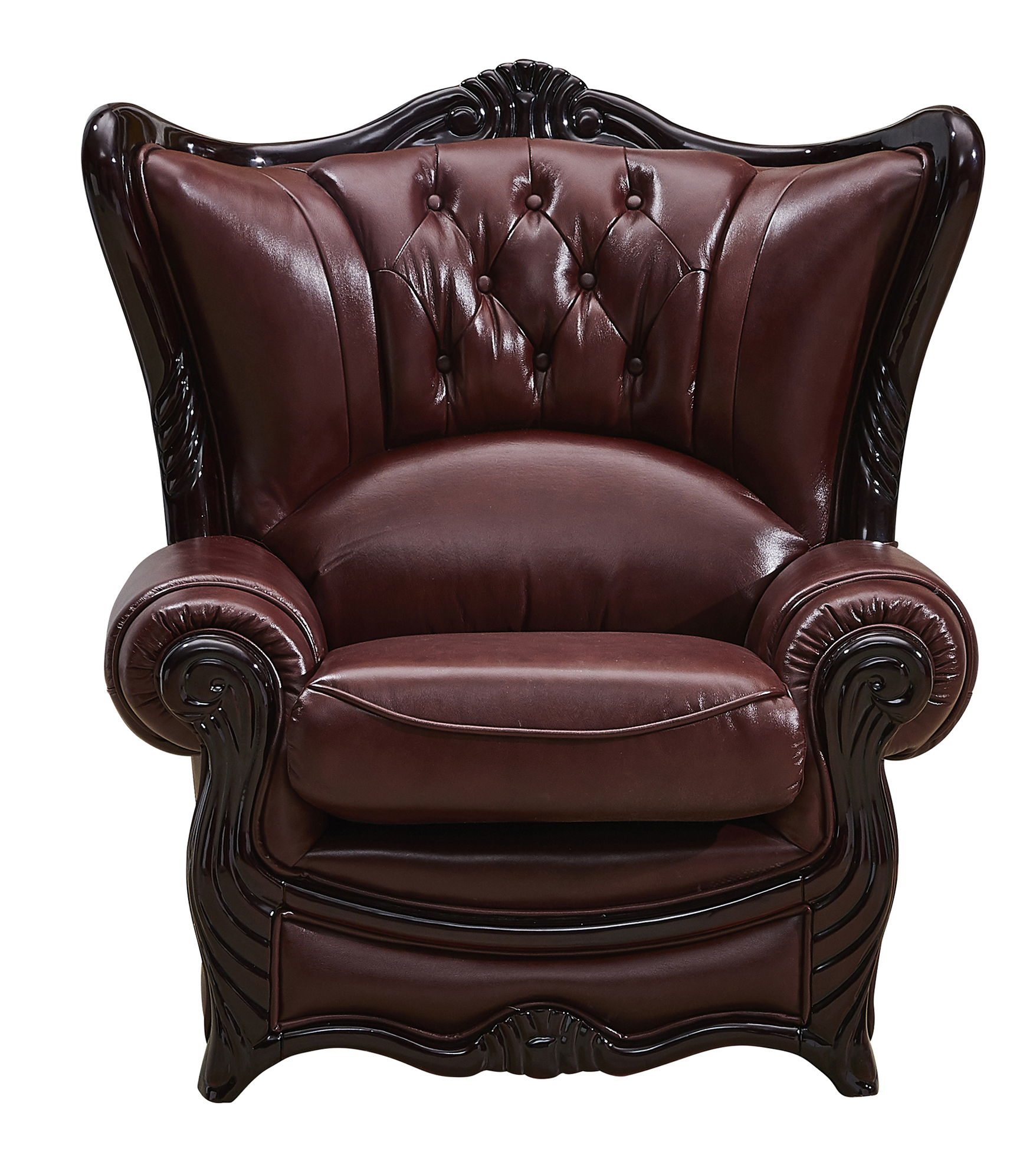 JH Kensington (#988) Burgundy Leather Chair on sale!