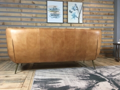 JHS Wellington Coganc Leather Sofa