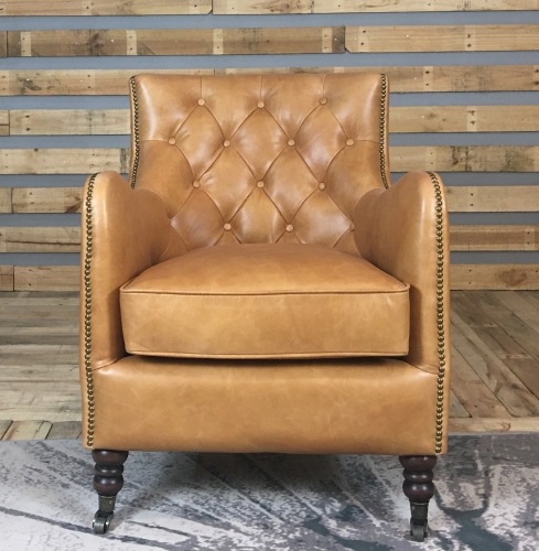 JHS Wellington Coganc Leather Chair