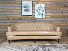 JHS Candace Gaston Leather Sofa