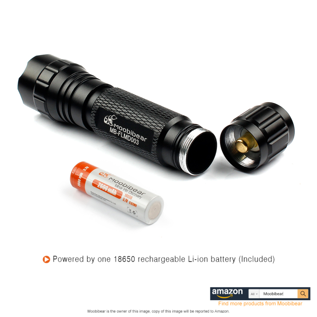 Ultra Bright Handheld  LED Tactical Flashlight with 5 Modes For Outdoor Activities