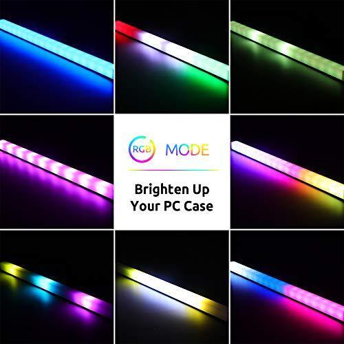 RGBIC Magnetic Addressable RGB LED PC Light Strip Bar with 14key RF Controller