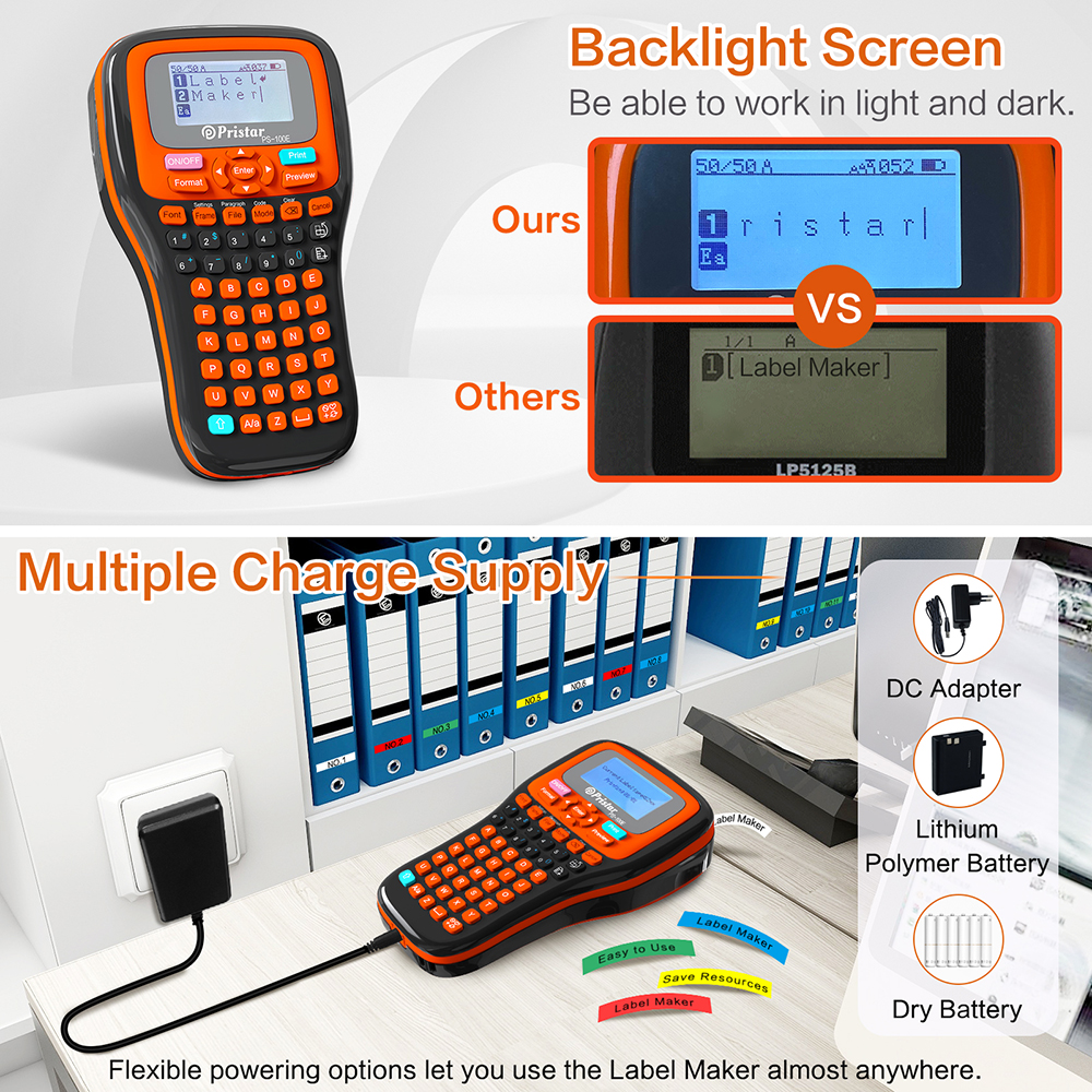 PS-100E Heat Transfer Label Printer