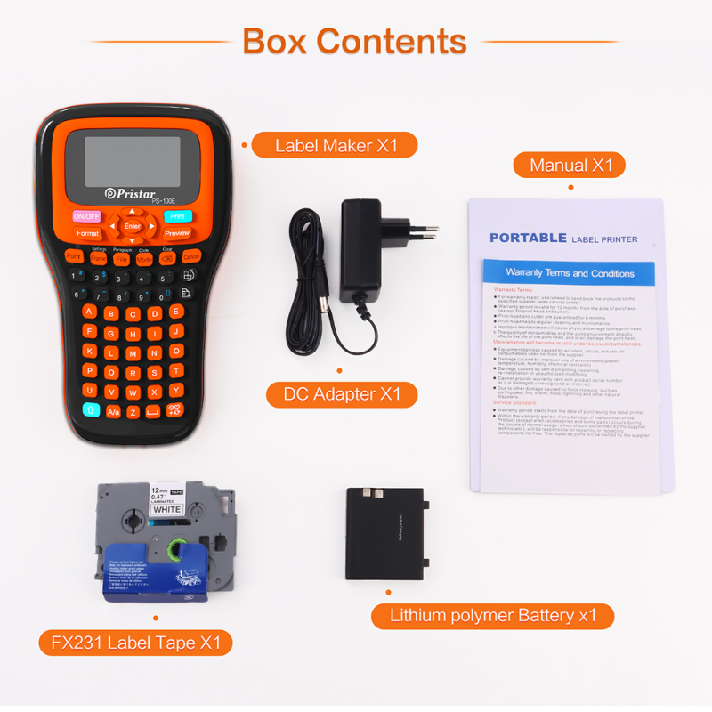 PS-100E Heat Transfer Label Printer