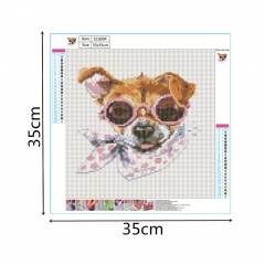 SX-S10004 35x35cm Diamond Painting Kits - Dog