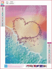SX-DS001 Diamond Painting Kits-Romantic Love