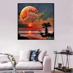 SX-S8941 30x40cm Diamond Painting Kits - Moon