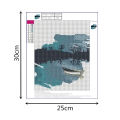 SX-9030   30x25cm  Diamond Painting Kits - Ferry