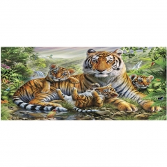 SX-J-1073   100X50cm Diamond Painting Kits - Tiger