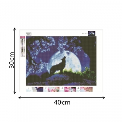 SX-E030  30X40cm  Diamond Painting Kits - Wolf
