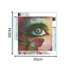 SX-S10105  30X30cm  Diamond Painting Kits - Eye