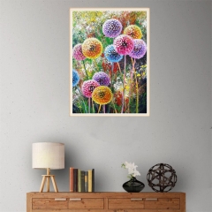 SX-S10097  30X40cm  Diamond Painting Kits - Dandelion