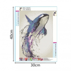SX-S10120  30X40cm  Diamond Painting Kits - Dolphin